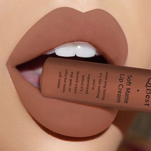 Open image in slideshow, Qibest Brand Waterproof Matte Nude Lipstick
